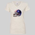 Women's Glitter V-Neck T-Shirt Thumbnail