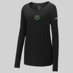 Ladies Core Cotton Long Sleeve Scoop Neck Tee Thumbnail