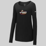 Ladies Core Cotton Long Sleeve Scoop Neck Tee Thumbnail