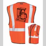 Safety Vest with Zipper Front Thumbnail