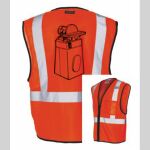 Safety Vest with Zipper Front Thumbnail