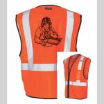 Safety Vest with Zipper Front Thumbnail