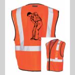 Safety Vest with Zipper Front Thumbnail