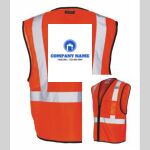 Safety Vest with Zipper Front Thumbnail