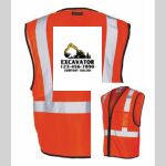 Safety Vest with Zipper Front Thumbnail