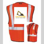 Safety Vest with Zipper Front Thumbnail