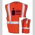 Safety Vest with Zipper Front Thumbnail