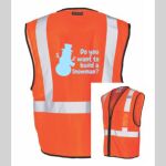 Safety Vest with Zipper Front Thumbnail