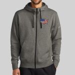 Club Fleece Sleeve Swoosh Full Zip Hoodie Thumbnail