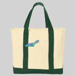 Ideal Twill Two Tone Shopping Tote Thumbnail