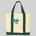 Ideal Twill Two Tone Shopping Tote Thumbnail