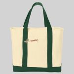 Ideal Twill Two Tone Shopping Tote Thumbnail