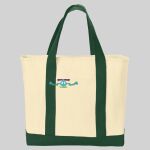 Ideal Twill Two Tone Shopping Tote Thumbnail
