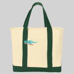Ideal Twill Two Tone Shopping Tote Thumbnail