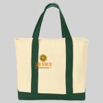 Ideal Twill Two Tone Shopping Tote Thumbnail