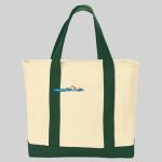 Ideal Twill Two Tone Shopping Tote Thumbnail