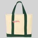 Ideal Twill Two Tone Shopping Tote Thumbnail
