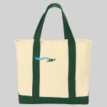 Ideal Twill Two Tone Shopping Tote Thumbnail