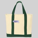 Ideal Twill Two Tone Shopping Tote Thumbnail