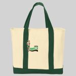 Ideal Twill Two Tone Shopping Tote Thumbnail