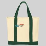 Ideal Twill Two Tone Shopping Tote Thumbnail