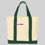 Ideal Twill Two Tone Shopping Tote Thumbnail