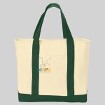Ideal Twill Two Tone Shopping Tote Thumbnail