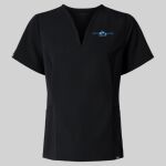 Women's Calix Fit & Flare Scrub V-Neck Top Thumbnail