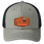 Snapback Trucker Cap w/ Leather Patch Thumbnail