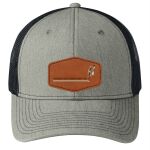 Snapback Trucker Cap w/ Leather Patch Thumbnail