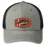 Snapback Trucker Cap w/ Leather Patch Thumbnail