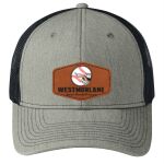 Snapback Trucker Cap w/ Leather Patch Thumbnail