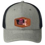 Snapback Trucker Cap w/ Leather Patch Thumbnail