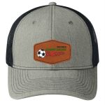 Snapback Trucker Cap w/ Leather Patch Thumbnail