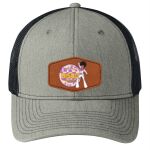 Snapback Trucker Cap w/ Leather Patch Thumbnail