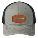 Snapback Trucker Cap w/ Leather Patch Thumbnail