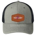 Snapback Trucker Cap w/ Leather Patch Thumbnail