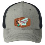 Snapback Trucker Cap w/ Leather Patch Thumbnail