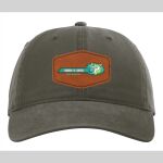 Richardson Classic Dad Hat w/ Leather Patch Thumbnail