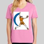 Ladies Core Cotton V Neck Tee Thumbnail