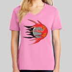 Ladies Core Cotton V Neck Tee Thumbnail