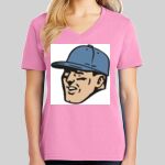 Ladies Core Cotton V Neck Tee Thumbnail