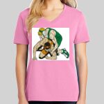 Ladies Core Cotton V Neck Tee Thumbnail