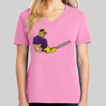 Ladies Core Cotton V Neck Tee Thumbnail