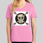 Ladies Core Cotton V Neck Tee Thumbnail