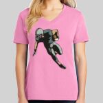 Ladies Core Cotton V Neck Tee Thumbnail