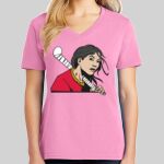 Ladies Core Cotton V Neck Tee Thumbnail