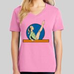 Ladies Core Cotton V Neck Tee Thumbnail