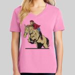 Ladies Core Cotton V Neck Tee Thumbnail