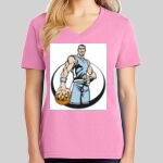 Ladies Core Cotton V Neck Tee Thumbnail